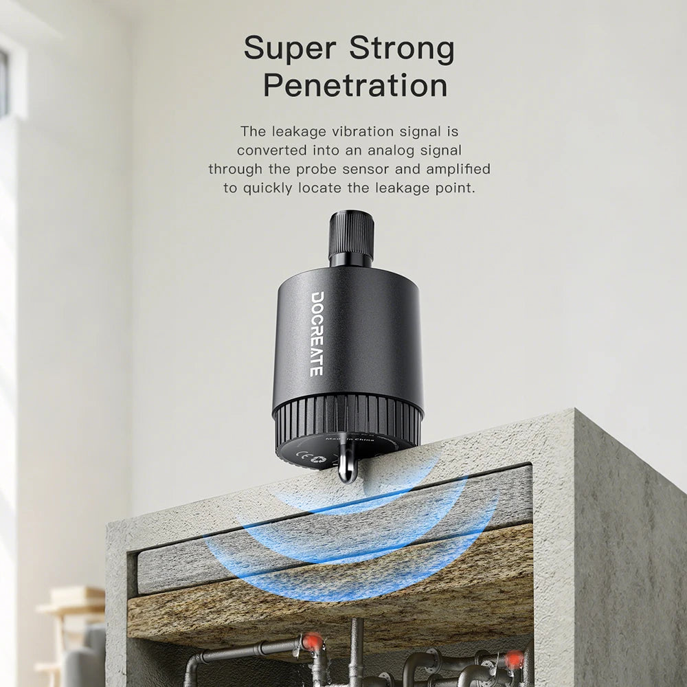 Pipe Leak Detector 13000x Sound Amplifier | Type-C
