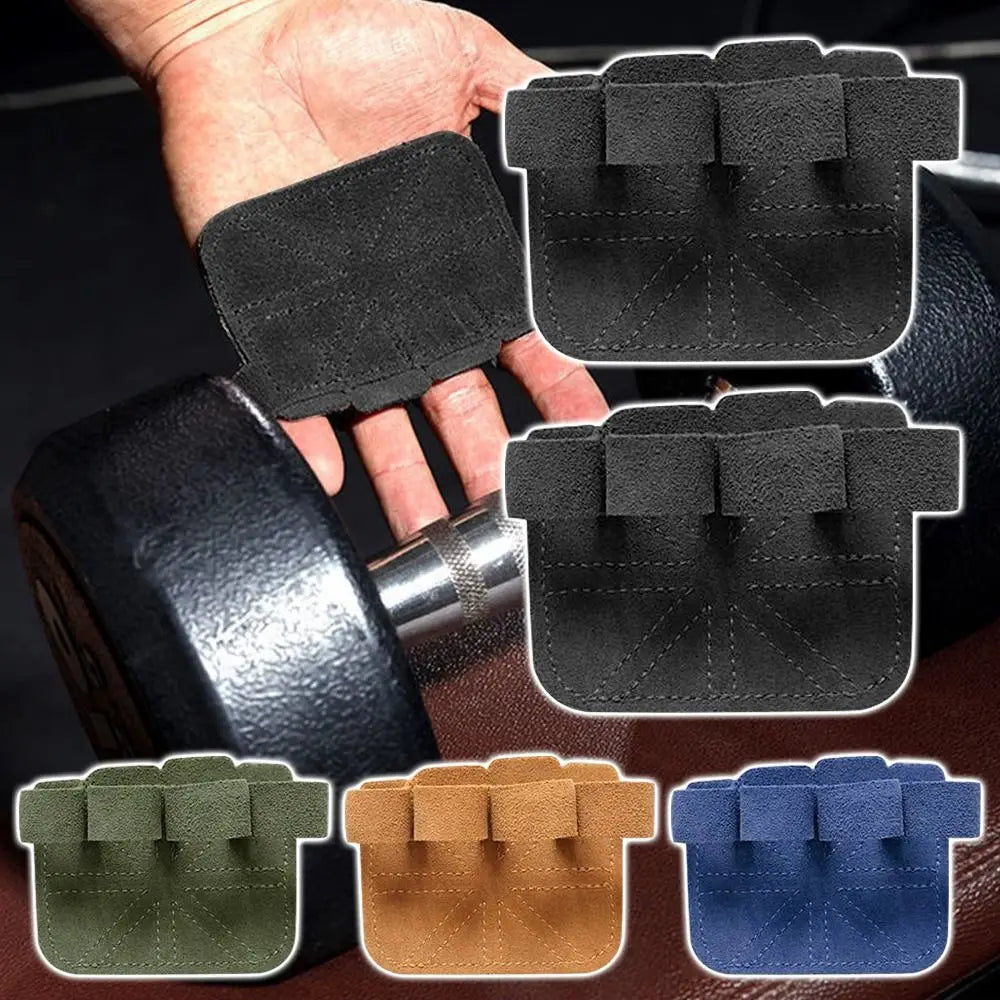 Half Finger Gym Gloves – Weight Lifting Palm Grip Pads