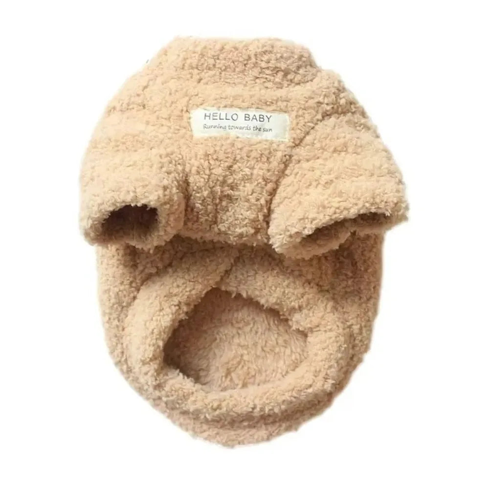 Winter Fleece Dog Sweater – Warm Coat for Small Dogs