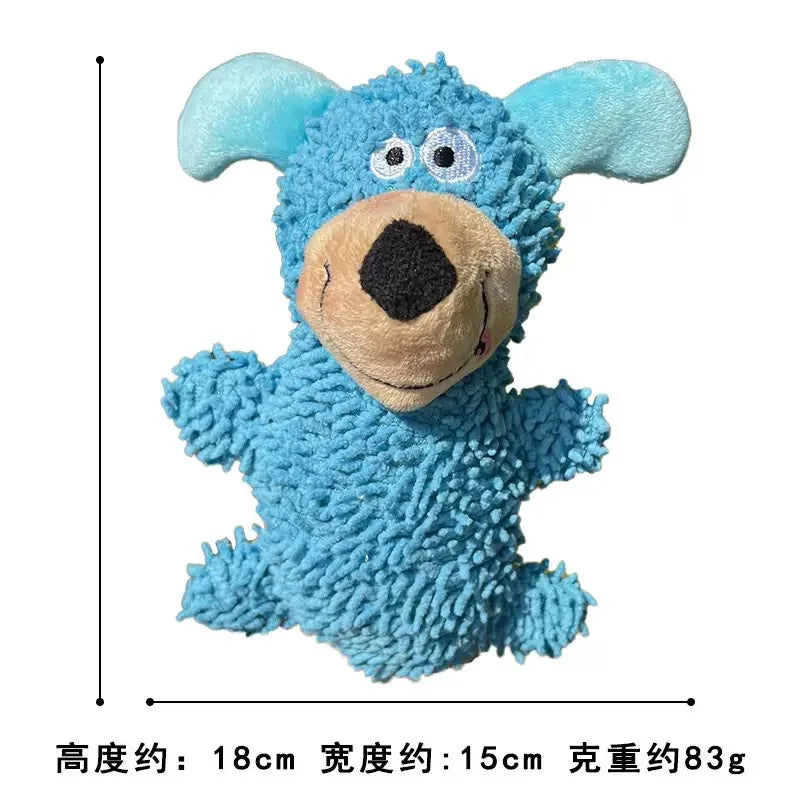 Cute Animal Plush Squeaky Dog Toys – 9 Styles for Puppies