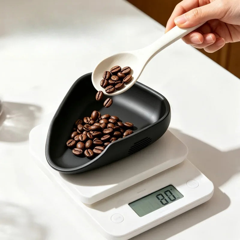 Silicone Coffee Bean Dosing Tray – Espresso Weighing Dish