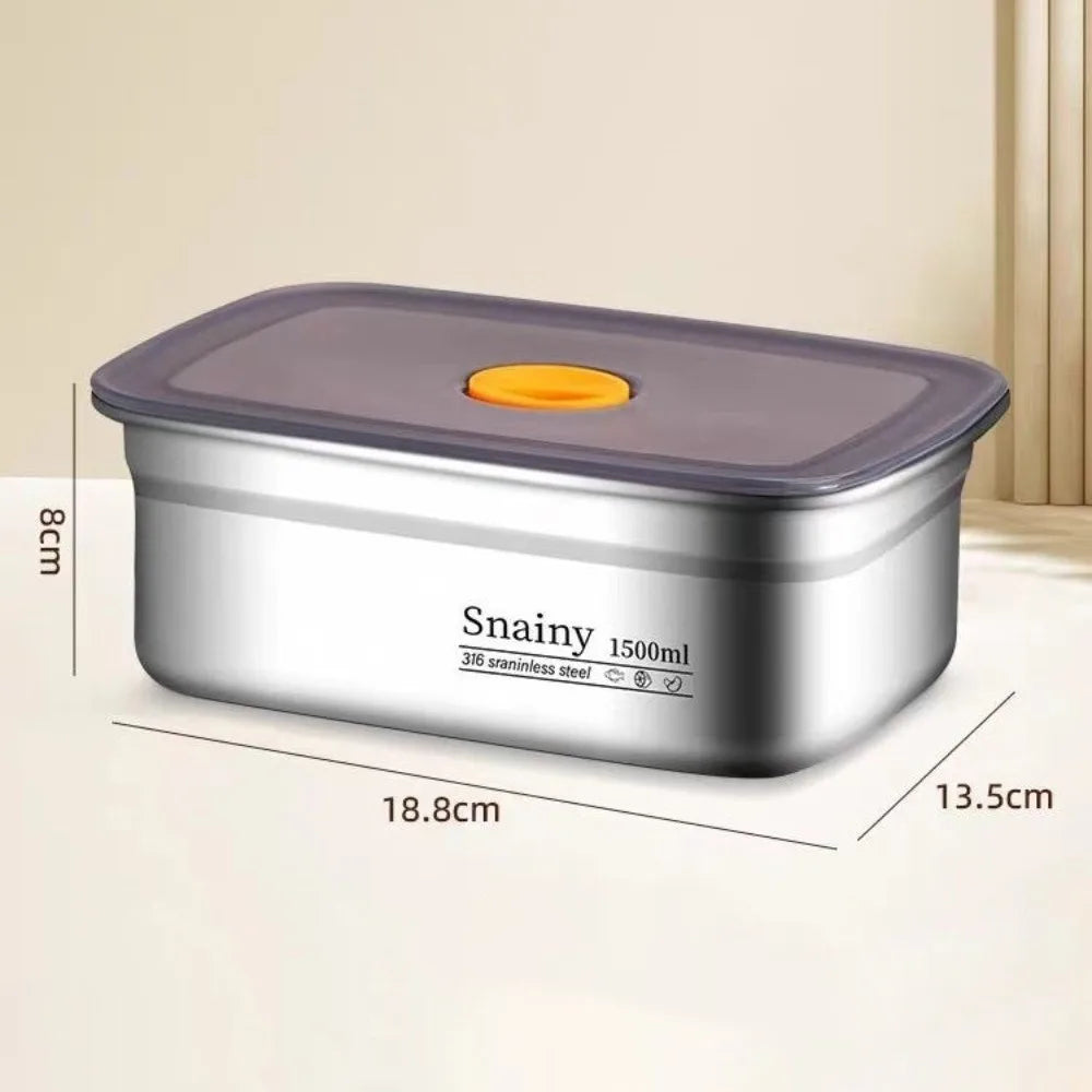 Stainless Steel Leak-Proof Bento Lunch Box – 3 Sizes