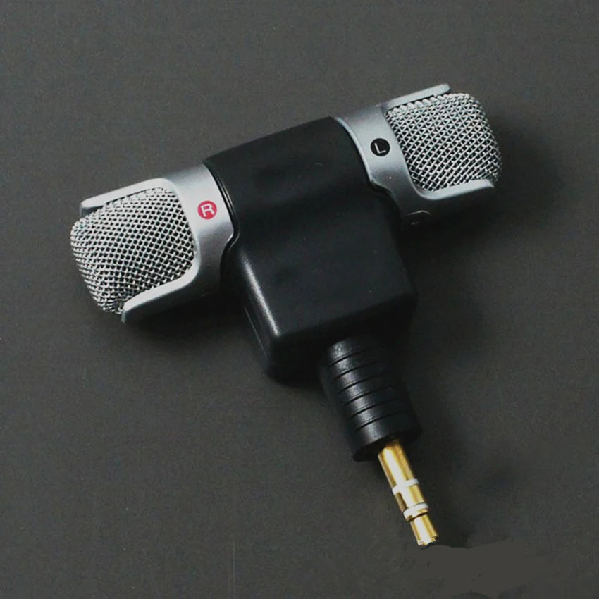 Unidirectional 3.5mm Mic for Phone, PC, Tablet & Camera