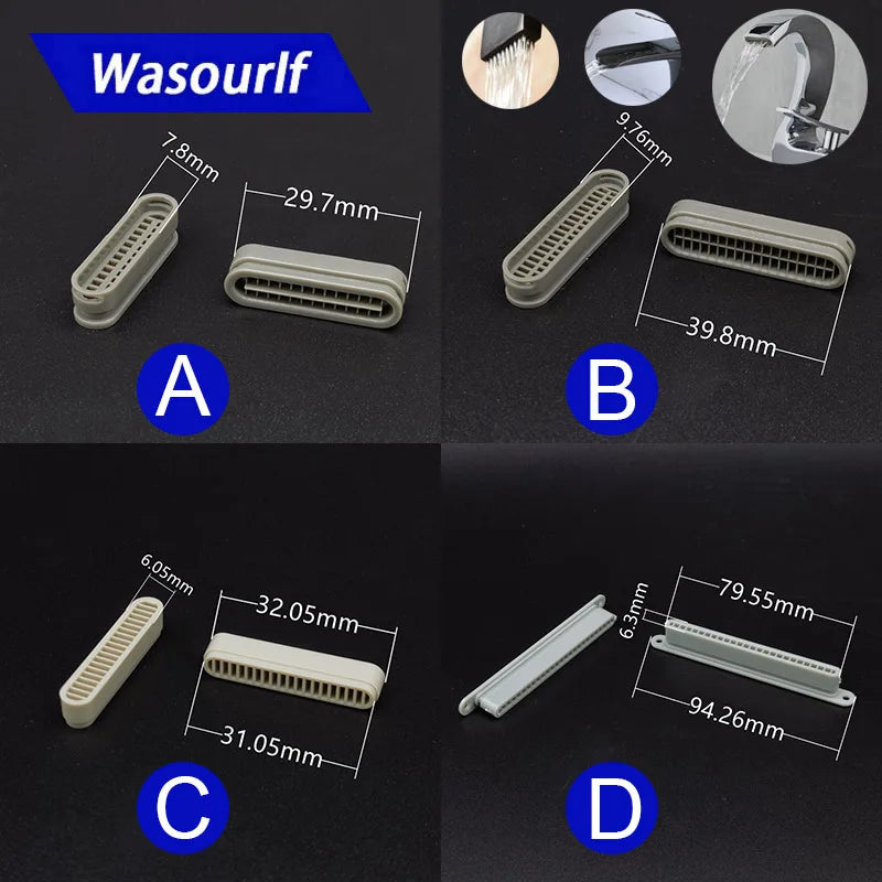 WASOURLF Oval Square Faucet Aerator Plastic Tap Outlet Fitting