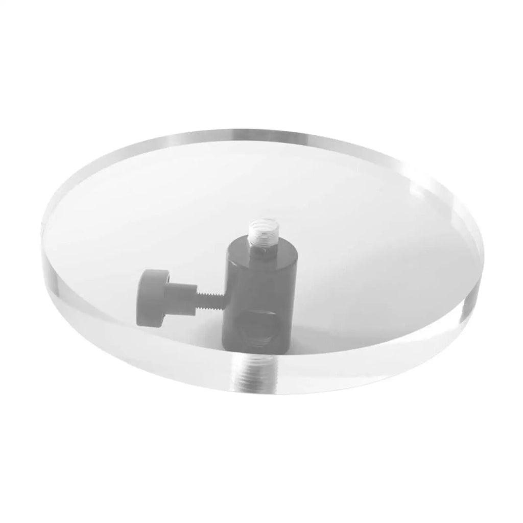 Round Acrylic Riser Display Stand with Thread Adapter