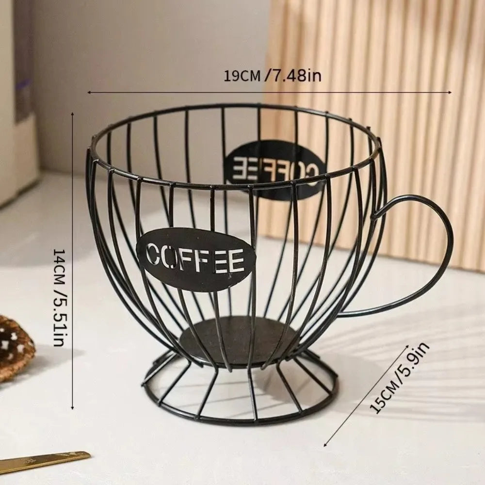 Large Capacity Coffee Pod Holder & Capsule Organizer