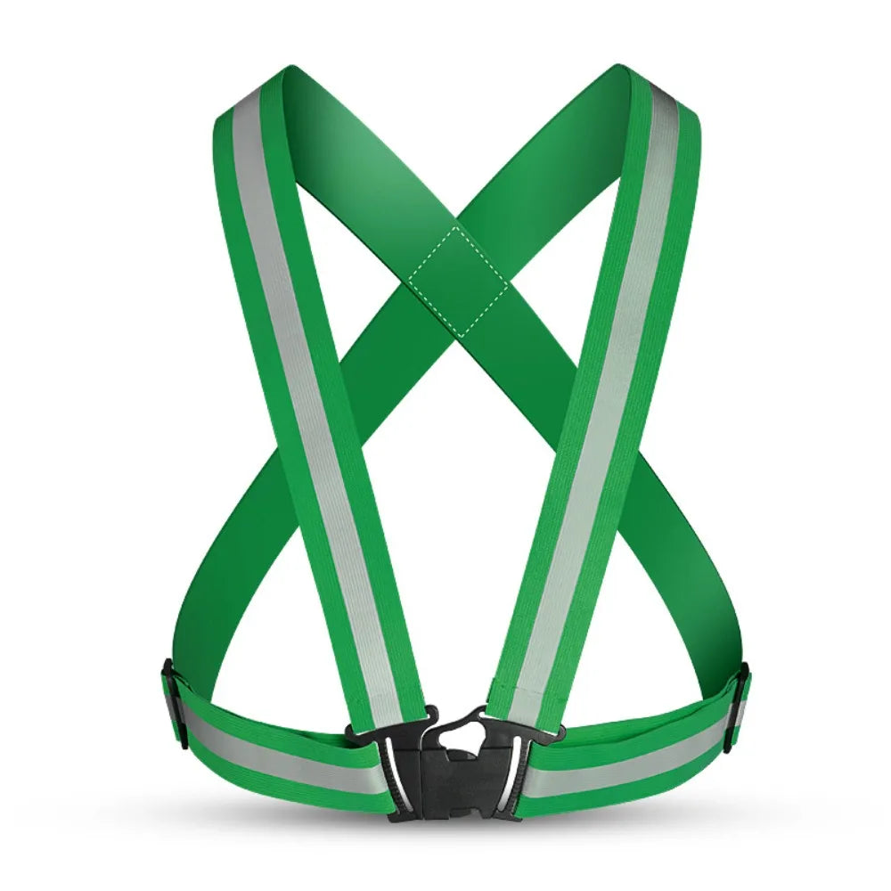 High Visibility Reflective Safety Vest Straps – Multicolor