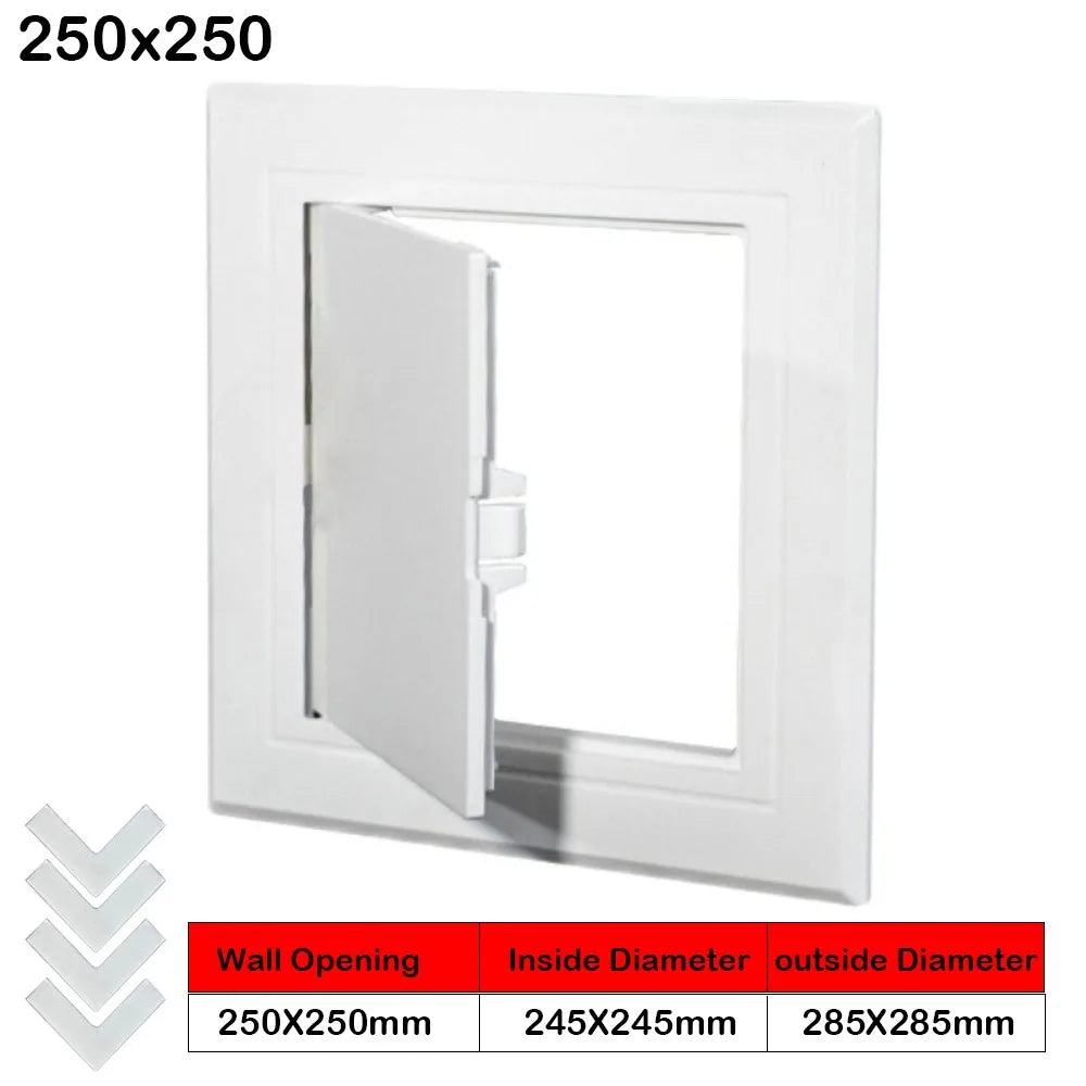 White Self-Adhesive Access Panel Hatch – Wall & Ceiling
