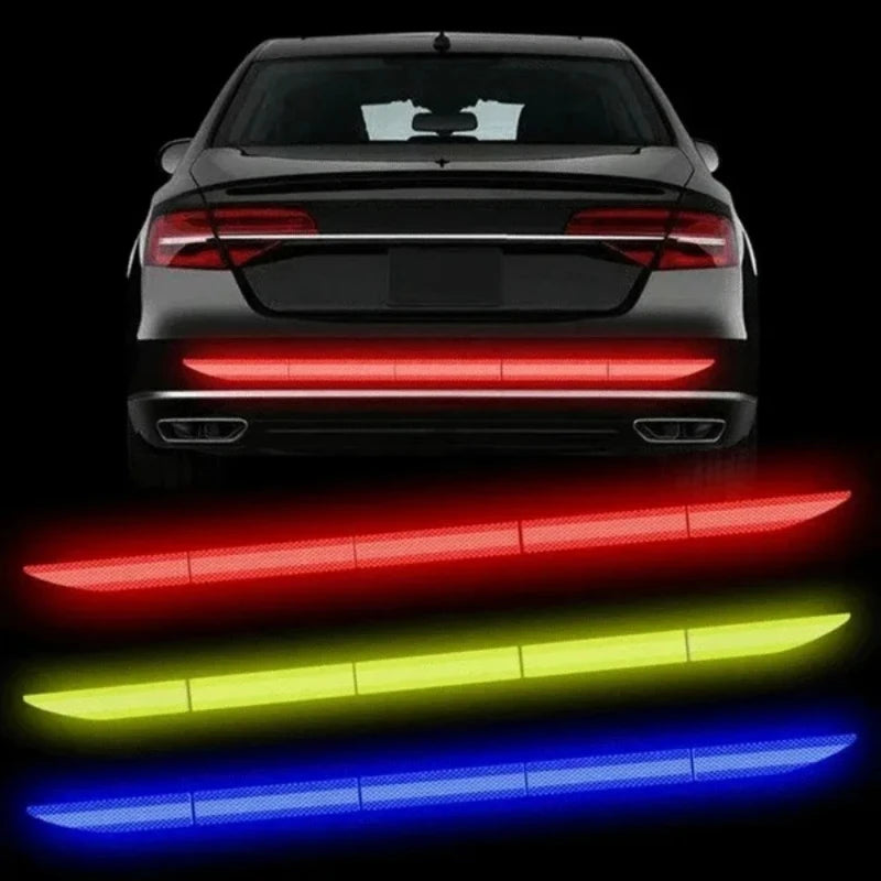Night Reflective Car Rear Warning Strip | Anti-Collision Decal