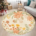 Bohemian Round Non-Slip Rug | Faux Cashmere Carpet 3 Sizes