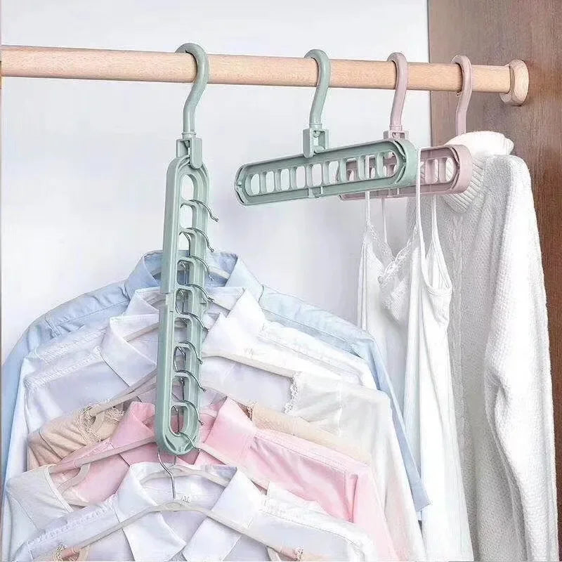 Non-Slip Space-Saving Clothes Hanger Rack | Closet Organizer
