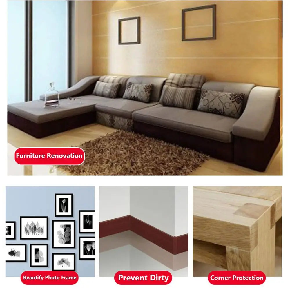 Wood Grain Furniture Repair Tape 5M – Self-Adhesive Decor