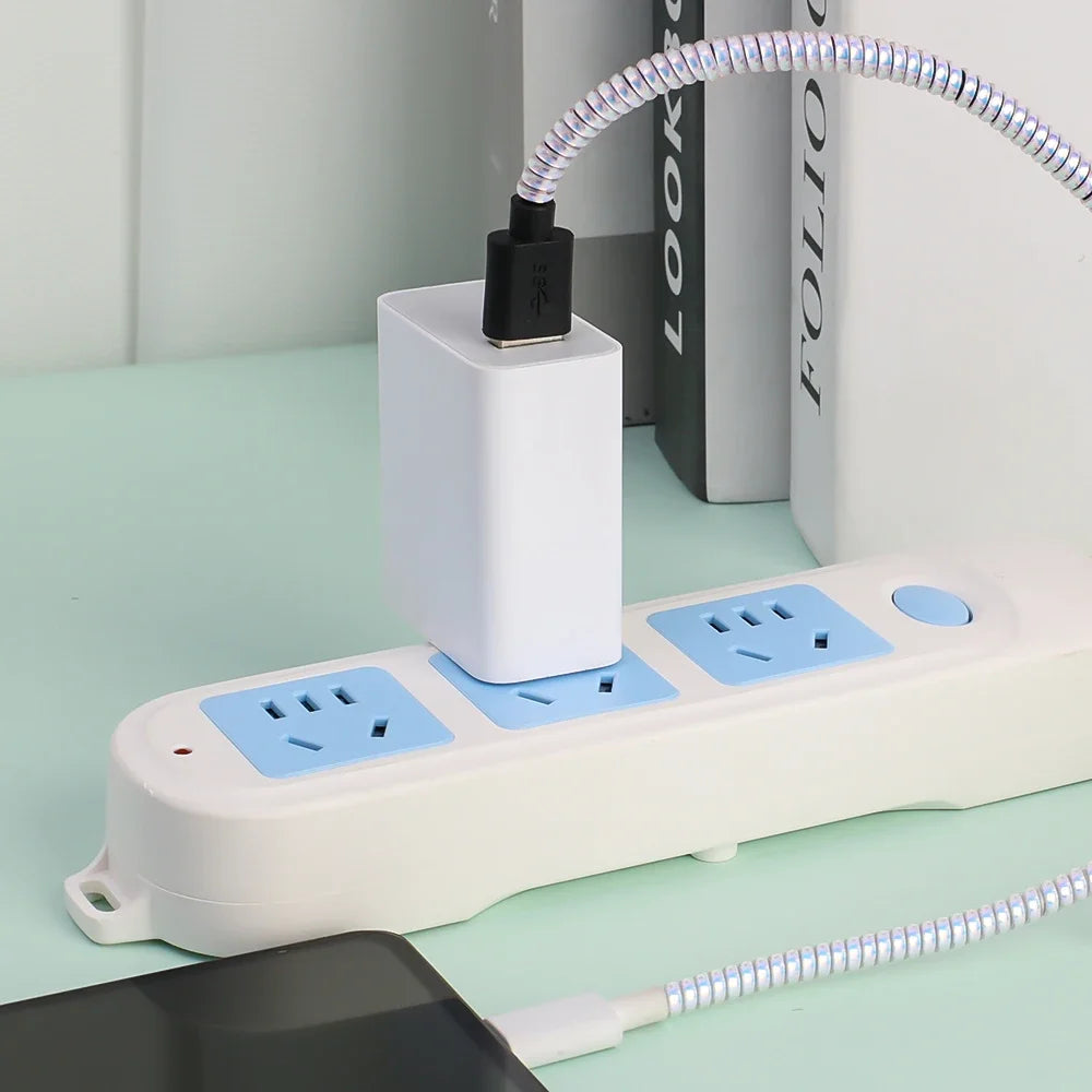 iPhone Charger Case & Cable Winder Kit – Clear TPU Protection