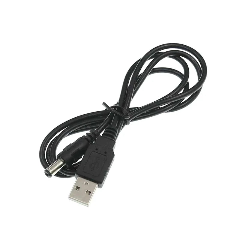 USB to DC 5.5x2.1mm Cable 1M – 5V Power Supply Charging Cord