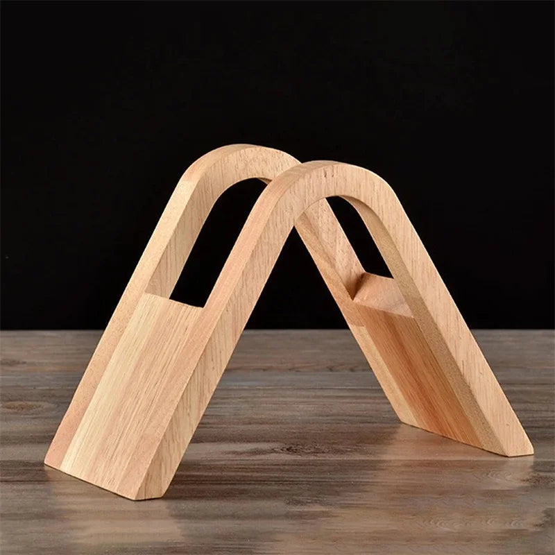 Wooden V60 Coffee Filter Paper Holder & Dispenser Stand