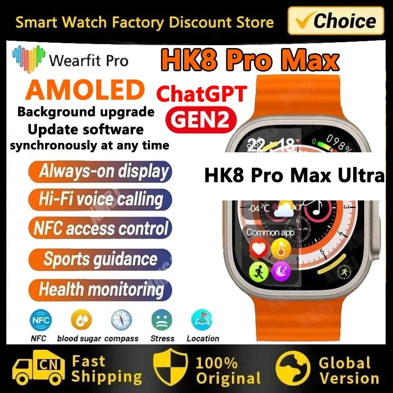 YPAY Smart Watch – GPS, NFC, Bluetooth Call & Fitness Tracker
