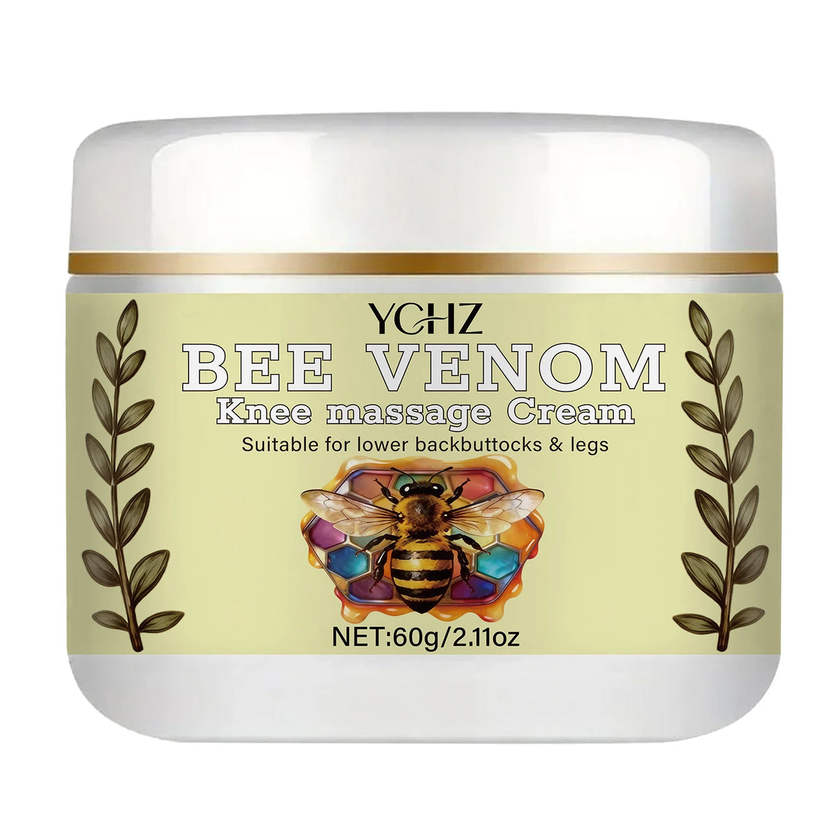 Bee Venom Massage Cream – Chamomile & Eucalyptus | 60g