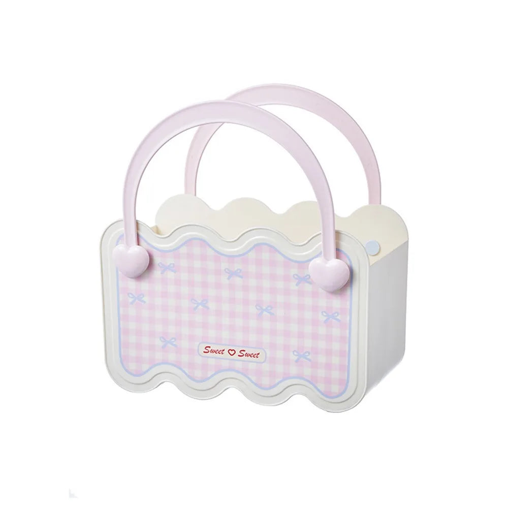 Heart-Shaped Stackable Shower Basket | Portable Bathroom Organizer