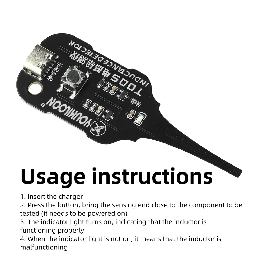 T005 Inductance Tester Electromagnetic Induction Module Type-C