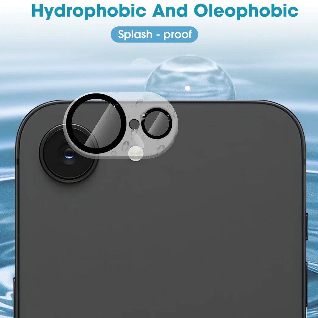 iPhone 16E Camera Lens Protector – 3D Tempered Glass Film