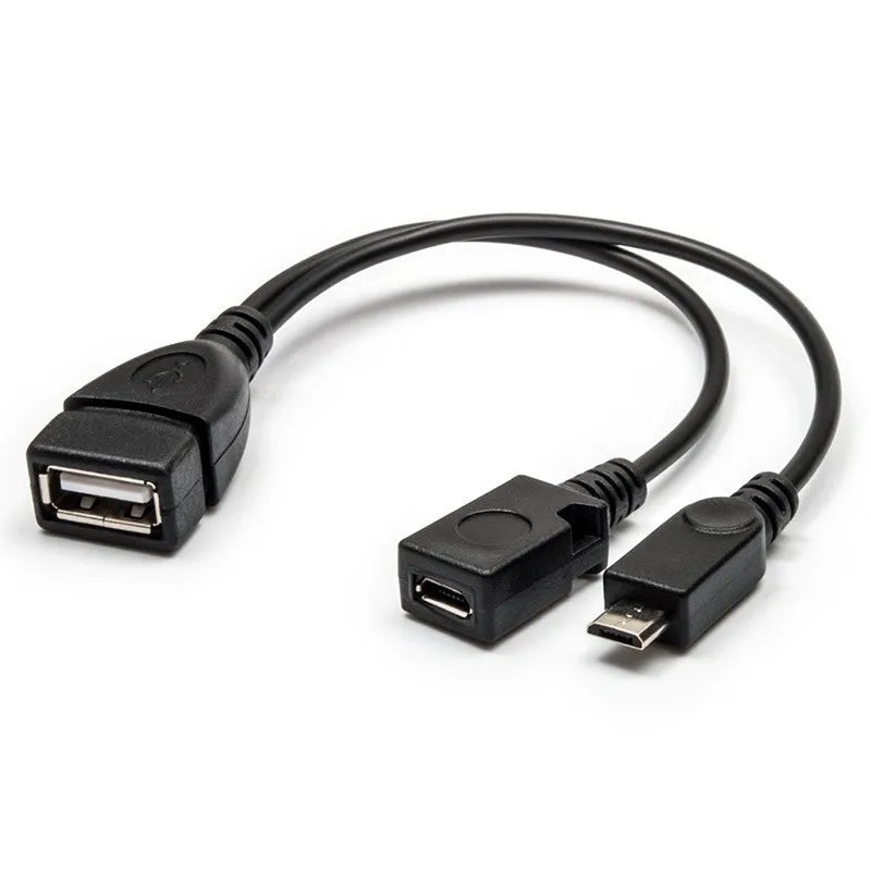 Micro USB OTG Splitter Y Cable – Fire Stick, PC & Tablet