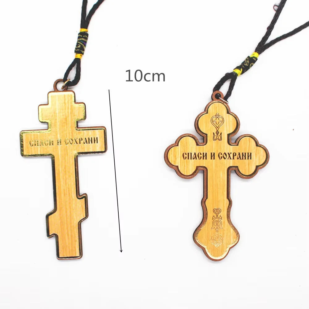 Orthodox Wooden Cross 10cm – Church & Home Altar Décor