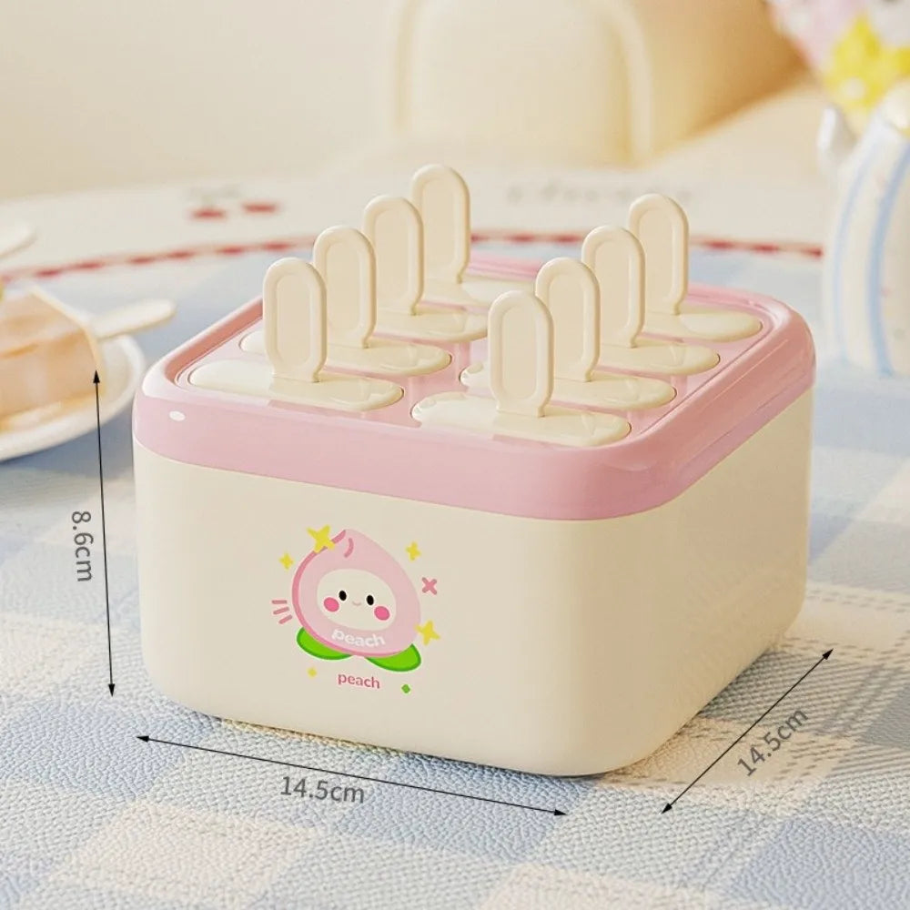 Reusable DIY Popsicle Mold with Lid – Ice Cream Cube Tray