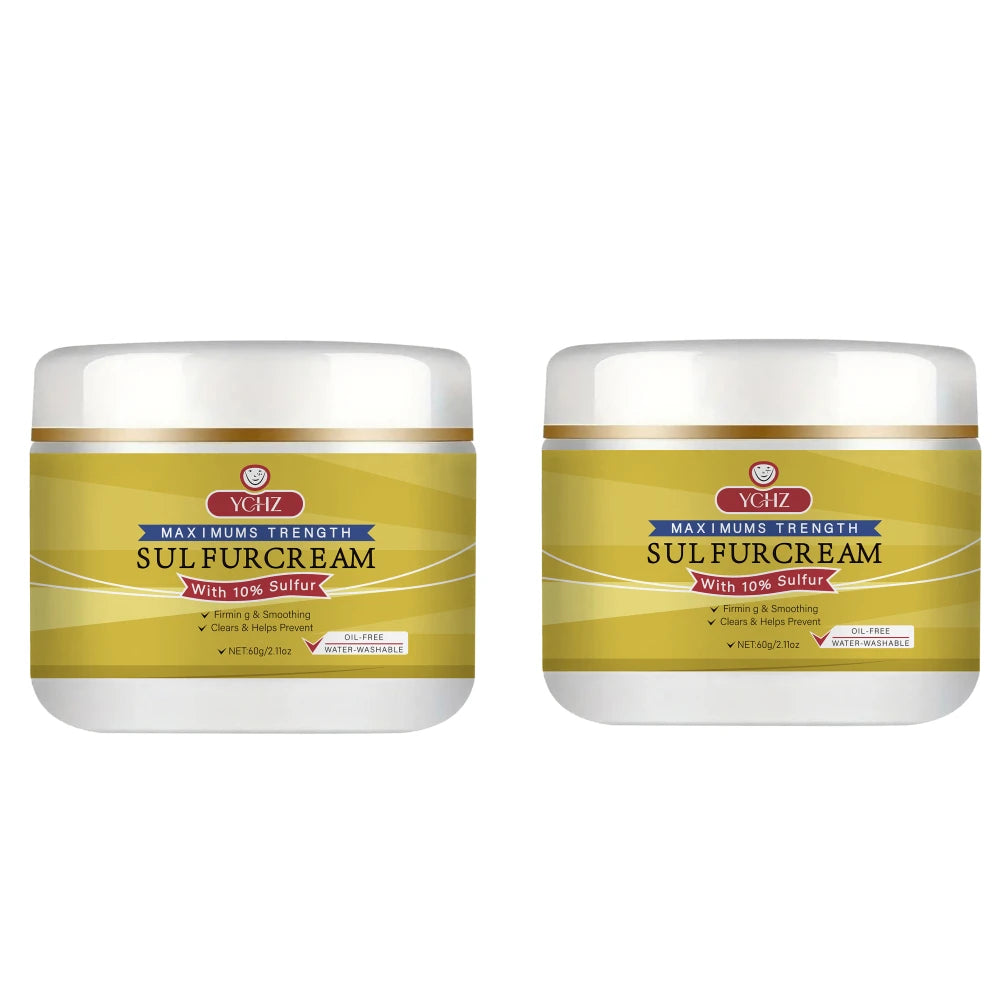 YCHZ Sulfur Face Cream – Brightening & Moisturizing 60g