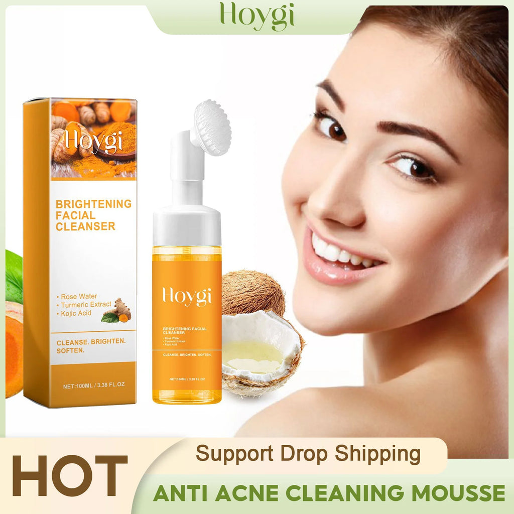 Hoygi Turmeric Foaming Face Wash – Oil Control & Brightening