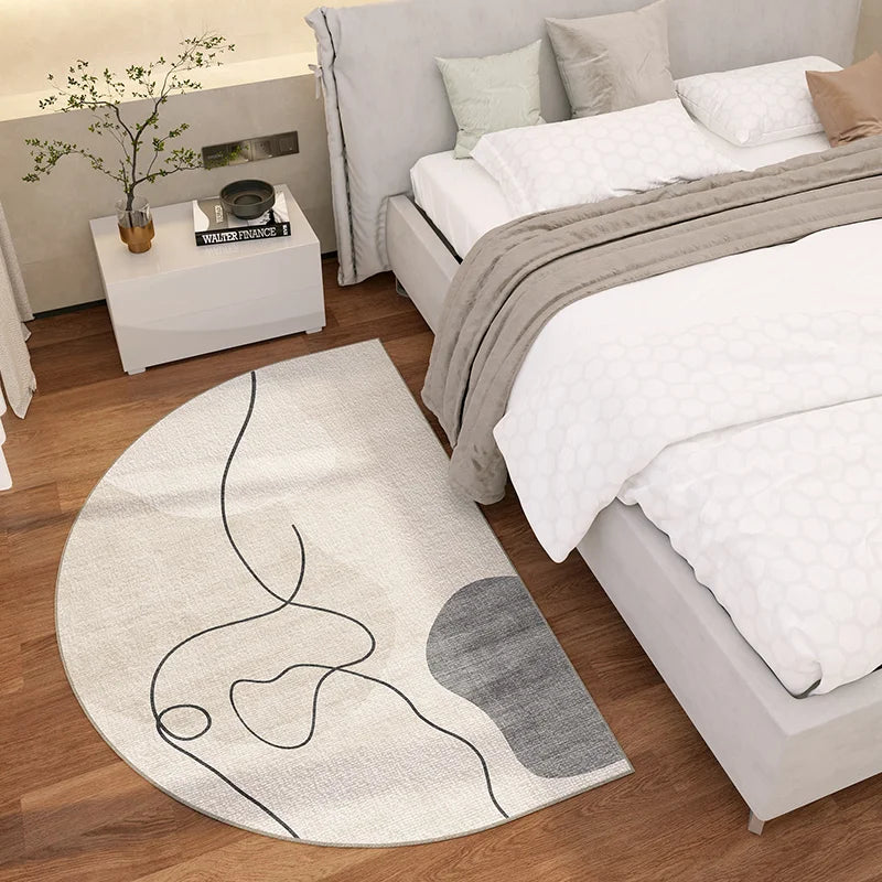 Semi-Circular Anti-Slip Door Mat | Modern Luxury Entrance Rug
