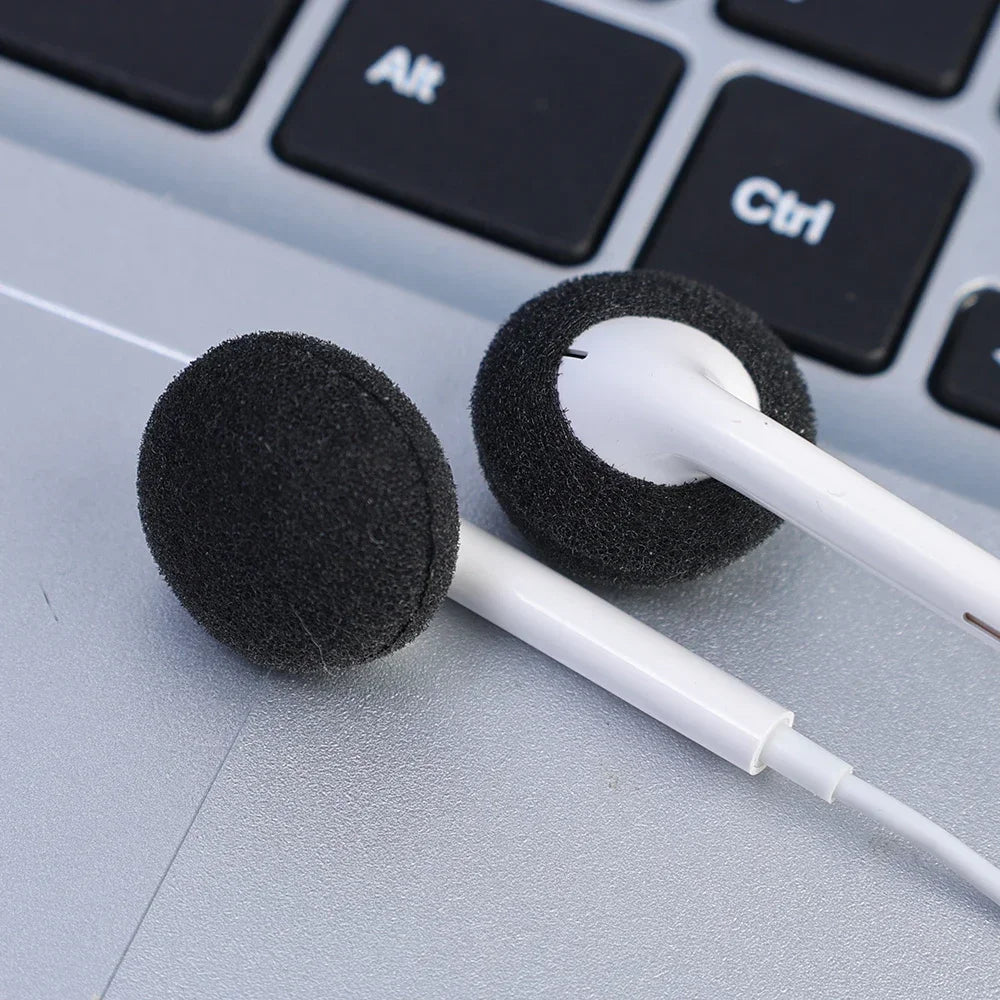 18mm Foam Earphone Ear Pads – Sponge Replacement Covers 20–200pk