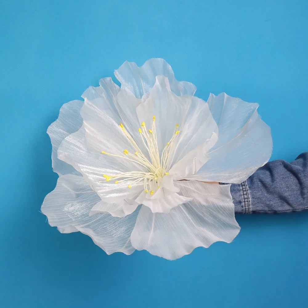 Giant Artificial Peach Blossom Flower Head 30/40/50cm
