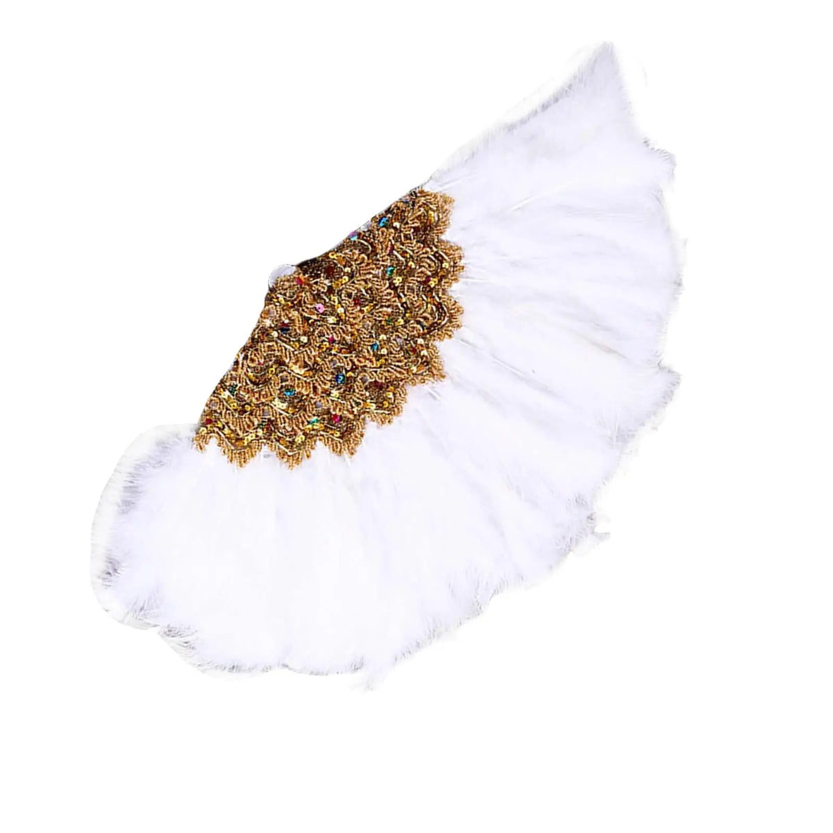 Handmade Feather Decorative Fan – Wedding, Party & Dance
