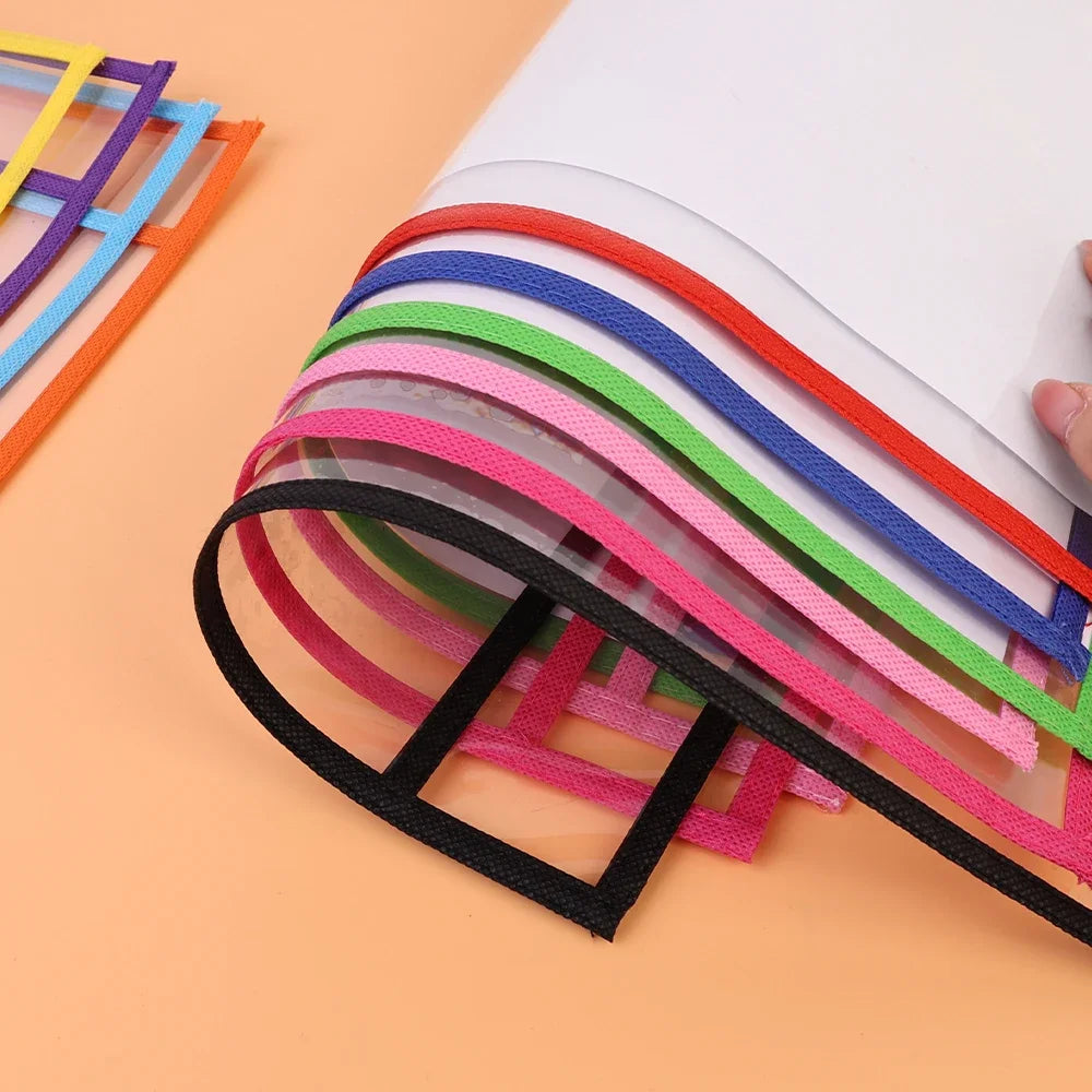 Clear Dry Erase Pocket Sleeves – Reusable PVC Folders 1/5 Pack
