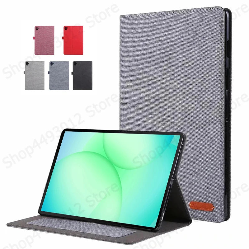 Samsung Galaxy Tab A11 8.7" Fabric Flip Stand Case | SM-X130/X133