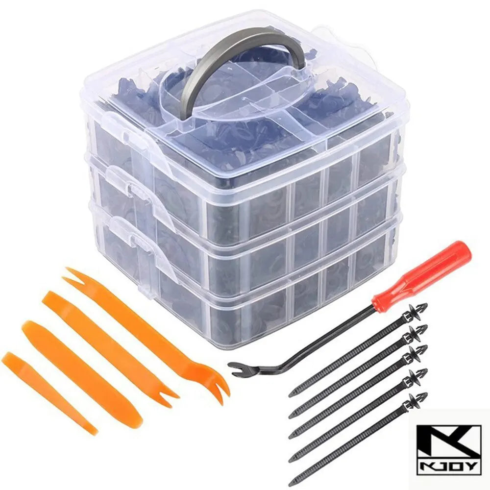 kkjoy 415/620PCS Car Fastener Clip Kit – Bumper & Trim Retainers
