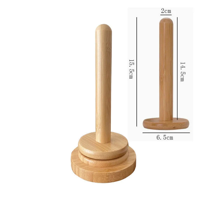 Wooden Yarn Stand – Magnetic Rotation Spool & Wool Ball Holder