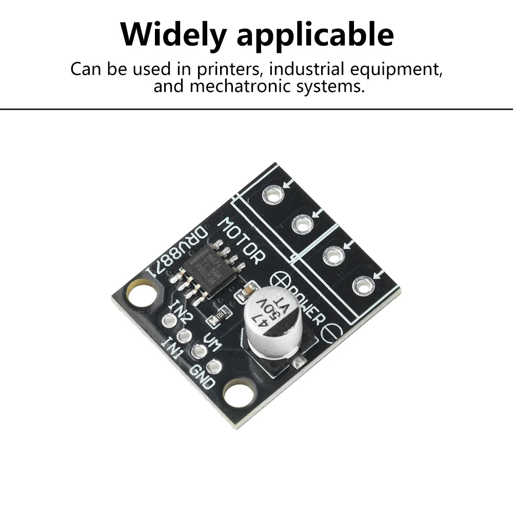 DRV8871 H-Bridge DC Motor Driver Module 6.5–45V 3.6A PWM