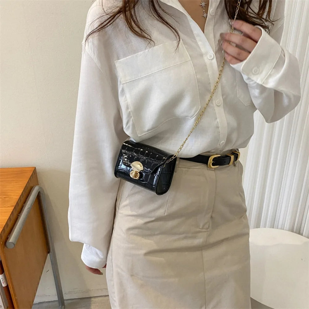 Mini Crossbody Shoulder Bag Women – Trendy Baguette Style