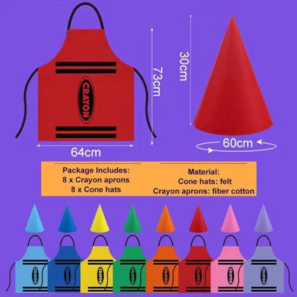 Crayon Costume Apron & Hat Set – Halloween & Book Day