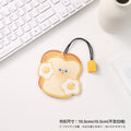Cute Cartoon PU Leather Pull-Out Key Bag – Large Capacity