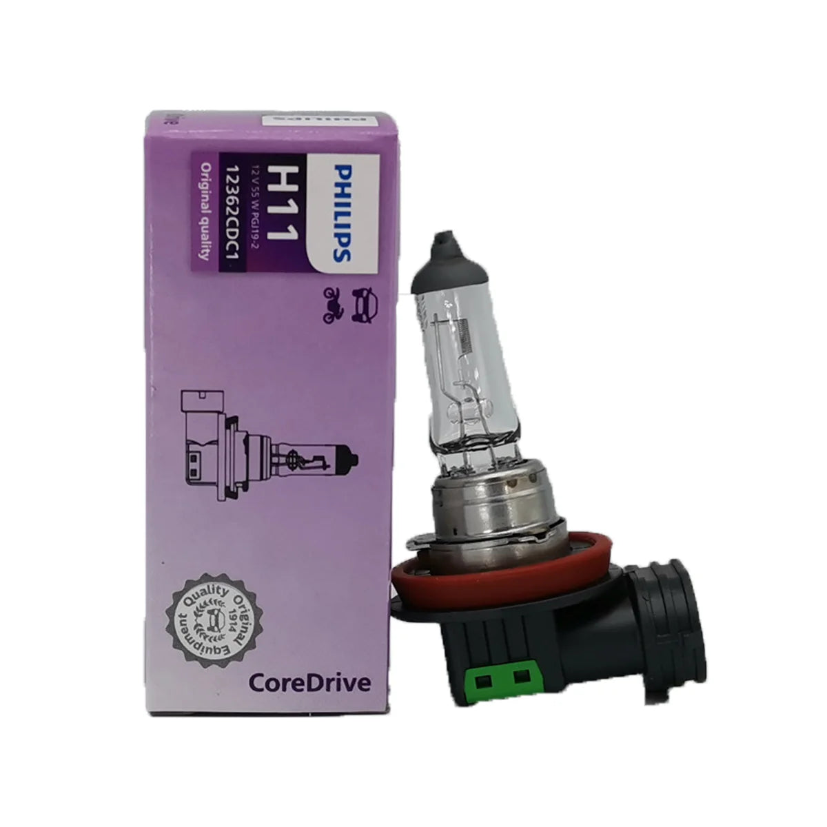 Philips Vision H11 55W Halogen Headlight Bulb ECE 12362CDC1