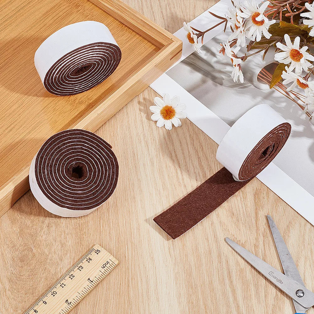 Self-Adhesive Felt Furniture Pads – 3 Roll Set, 3mm Thick