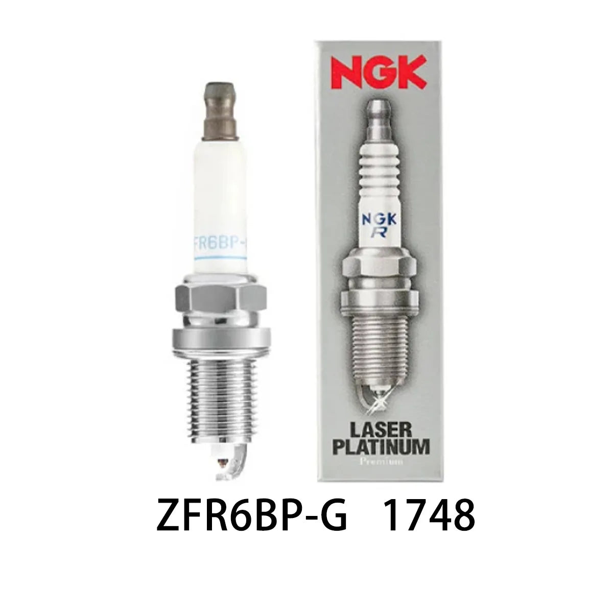 NGK ZFR6BP-G 1748 Platinum Spark Plug Set for GM Engines