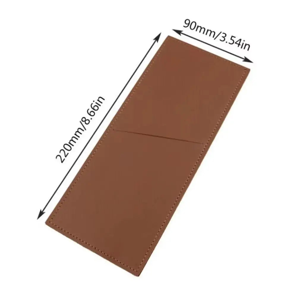 PU Leather Cutlery Pouch – Reusable Flatware Sleeve Holder