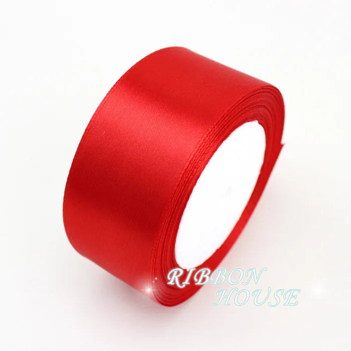 Red Satin Ribbon 25 Yards – Gift Wrap, Bows & Holiday Décor