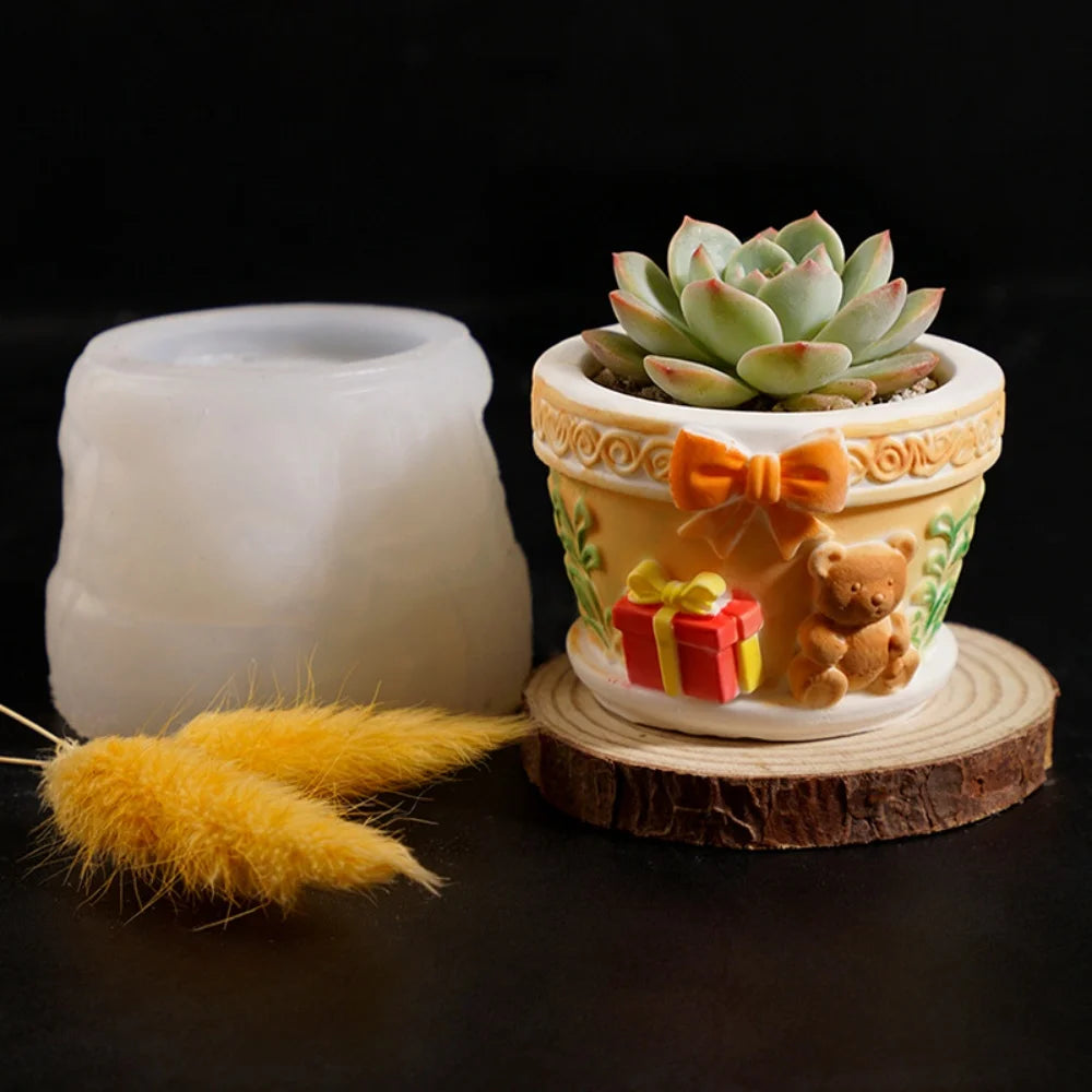 Rabbit Silicone Mold – DIY Candle, Gypsum & Resin Craft