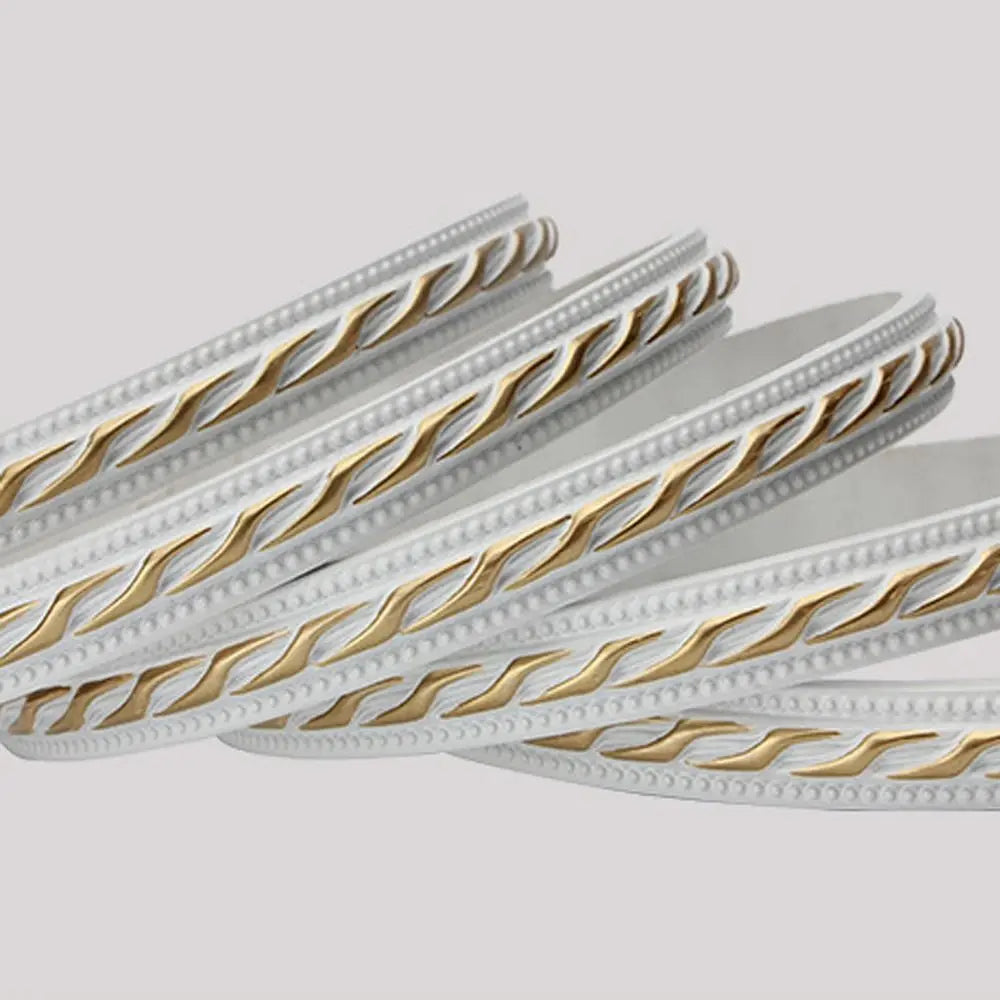 Self-Adhesive Faux Embossed Wall Border Trim Strip 1M PVC