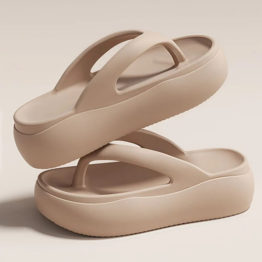Women's 5CM Platform Flip Flops – Lightweight EVA Slippers