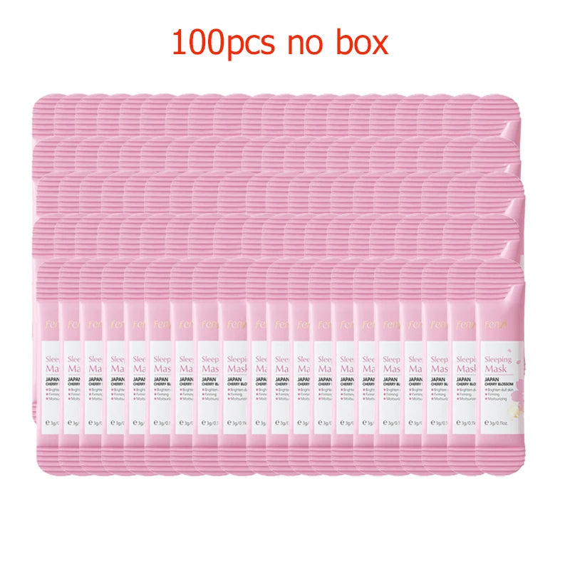 LAIKOU Sakura Sleeping Mask 100pcs – Hydrating Night Cream